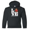 18500B Youth Heavy Blend Hooded Sweatshirt Thumbnail
